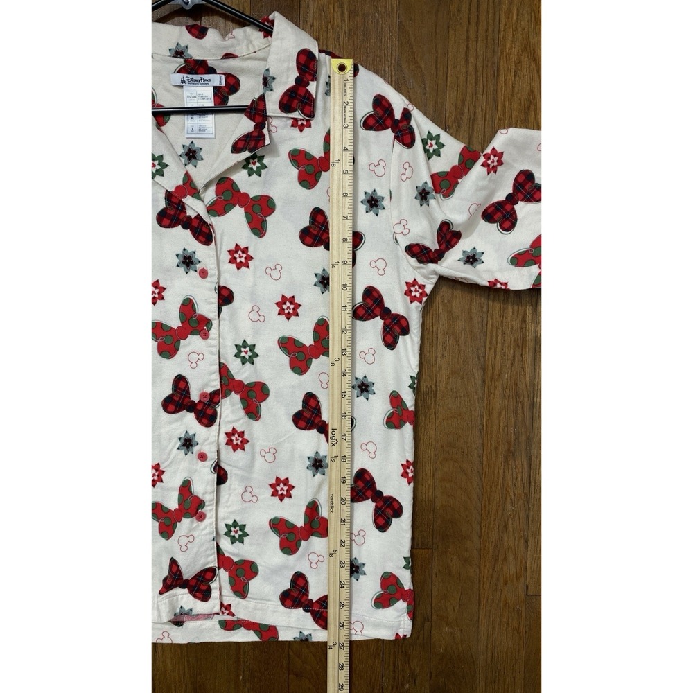 Women's Minnie Mouse Flannel 2-pc Pajama Set Size XL Disney Parks Authentic - Picture 4 of 10